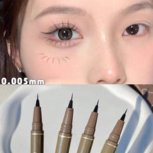 Load image into Gallery viewer, Waterproof Slim Eyeliner Liquid Pen Durable Sweat Resistant Black Brown Sleeping Silkworm Pen Color Makeup Cosmetics
