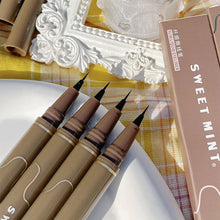 Load image into Gallery viewer, Waterproof Slim Eyeliner Liquid Pen Durable Sweat Resistant Black Brown Sleeping Silkworm Pen Color Makeup Cosmetics
