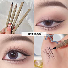 Load image into Gallery viewer, Waterproof Slim Eyeliner Liquid Pen Durable Sweat Resistant Black Brown Sleeping Silkworm Pen Color Makeup Cosmetics
