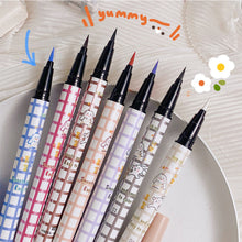 Load image into Gallery viewer, Waterproof Smooth Colorful Eyeliner Pencil Matte Long Lasting Not Blooming Black Eyeliner Pen Liquid Eye Liner Makeup Cosmetics
