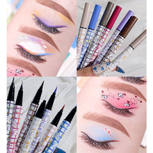 Load image into Gallery viewer, Waterproof Smooth Colorful Eyeliner Pencil Matte Long Lasting Not Blooming Black Eyeliner Pen Liquid Eye Liner Makeup Cosmetics
