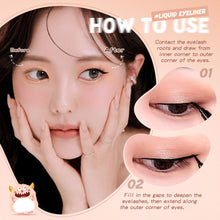 Load image into Gallery viewer, Eyeliner Waterproof Long Lasting Drying Smooth Eye Liner Pen Black Liquid Eye Eyeliner Pencil Makeup for Women Cosmetics
