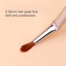 Load image into Gallery viewer, Professional Soft Multi Eyeliner Brush Fine Concealer Brush Angle Bend Eyeliner Brush Lying Silkworm Outline Brush Eye Liner Makeup Tools
