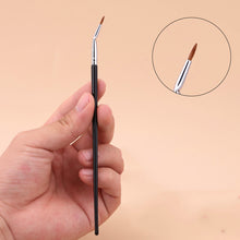 Load image into Gallery viewer, Professional Soft Multi Eyeliner Brush Fine Concealer Brush Angle Bend Eyeliner Brush Lying Silkworm Outline Brush Eye Liner Makeup Tools
