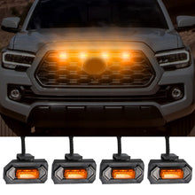 Load image into Gallery viewer, 4Pcs DC12V LED Front Grill Lights External Grill Lamp for Toyota Tacoma Raptor TRD Off Road Sport 2020 2021
