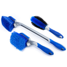 Load image into Gallery viewer, Car Multi-Functional Washer Vehicle Body Surface Wheel Scrub Tyre Cleaning Brush Tire Wheel Rim Hub Brushes Auto with 3 Size
