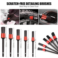 Load image into Gallery viewer, 19Pcs/Set Car Detailing Brush Cleaning Brushes Power Scrubber Drill Brush For Car Leather Air Vents Rim Cleaning Dirt Dust Clean Tools
