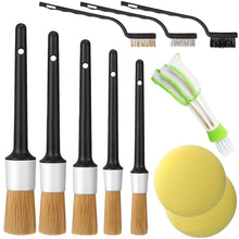 Load image into Gallery viewer, 11Pcs/Set Car Detailing Brush Set Cleaning Brushes Power Scrubber Drill Brush For Car Leather Air Vents Rim Cleaning Dirt Dust Clean Tools
