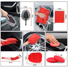 Load image into Gallery viewer, 16Pcs/Set Car Detailing Brush Set Cleaning Brushes Power Scrubber Brush For Car Leather Air Vents Rim Cleaning Dirt Dust Clean Tools

