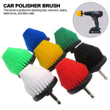 Load image into Gallery viewer, 2.5'' Car Electric Scrubber Brush Drill Extension Rod All Purpose Cleaner Car Detailing Brush Tool Rim Brush Set Cleaning
