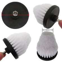 Load image into Gallery viewer, 2.5'' Car Electric Scrubber Brush Drill Extension Rod All Purpose Cleaner Car Detailing Brush Tool Rim Brush Set Cleaning
