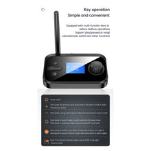 Load image into Gallery viewer, 6 in 1 Long Range Bluetooth 5.1 Audio Transmitter Receiver RCA 3.5mm AUX Stereo Wireless Adapter For PC TV Headphones
