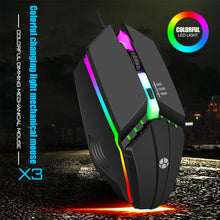 Load image into Gallery viewer, USB Wired Coumpter Gaming Mouse Colorful Glowing Ergonomic Gaming Mouse 4 Button 1600DPI LED Gamer Mice For PC Laptop

