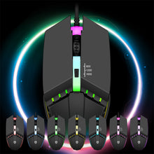 Load image into Gallery viewer, USB Wired Coumpter Gaming Mouse Colorful Glowing Ergonomic Gaming Mouse 4 Button 1600DPI LED Gamer Mice For PC Laptop

