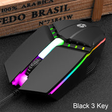 Load image into Gallery viewer, USB Wired Coumpter Gaming Mouse Colorful Glowing Ergonomic Gaming Mouse 4 Button 1600DPI LED Gamer Mice For PC Laptop
