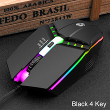 Load image into Gallery viewer, USB Wired Coumpter Gaming Mouse Colorful Glowing Ergonomic Gaming Mouse 4 Button 1600DPI LED Gamer Mice For PC Laptop
