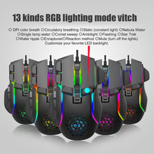 Load image into Gallery viewer, USB Gaming Mouse Computer Mouse RGB Backlight Mause Gamer 10 Buttons Programming 7200dpi Ergonomic Gaming Mouse For Computer
