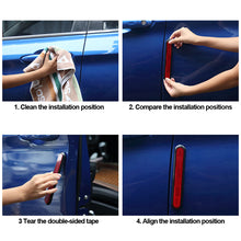 Load image into Gallery viewer, 2Pcs Reflective Car Bumper Reflector Motorcycle Front Fork Reflector Sticker Warning Reflectorized Sign
