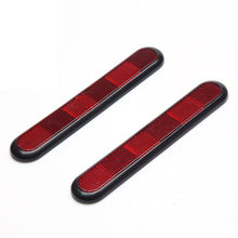 Load image into Gallery viewer, 2Pcs Reflective Car Bumper Reflector Motorcycle Front Fork Reflector Sticker Warning Reflectorized Sign
