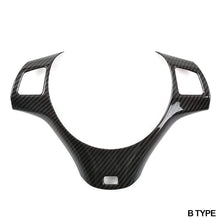 Load image into Gallery viewer, Carbon Fiber Car Steering Wheel Panel Decoration Cover Trim Accessories Moulding Sticker for BMW 1 3 Series E87 E90 E92 E93 2006-2012
