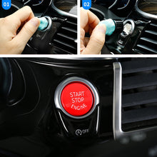 Load image into Gallery viewer, Car Engine Start Button Replace Cover Stop Switch Sticker Accessories Decor Fit for BMW E87 E60 E83 E84 E89 E90 E91 E92 E93
