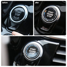 Load image into Gallery viewer, Car Engine Start Stop Switch Button Sticker Interior Trim Decoration For BMW 1 2 3 4 5 6 7 Series F20 F21 F22 F23 F30 F34 F10 F18 F12 F07 F01 F02 5GT 6GT X1 X2 X3 X4 X5 X6
