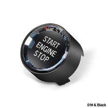 Load image into Gallery viewer, Car Engine Start Stop Switch Button Sticker Interior Trim Decoration For BMW 1 2 3 4 5 6 7 Series F20 F21 F22 F23 F30 F34 F10 F18 F12 F07 F01 F02 5GT 6GT X1 X2 X3 X4 X5 X6
