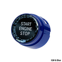 Load image into Gallery viewer, Car Engine Start Stop Switch Button Sticker Interior Trim Decoration For BMW 1 2 3 4 5 6 7 Series F20 F21 F22 F23 F30 F34 F10 F18 F12 F07 F01 F02 5GT 6GT X1 X2 X3 X4 X5 X6
