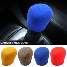 Load image into Gallery viewer, Universal 5Speed Car Silicone Gear Shift Knob Cover Gear Shift Non-Slip Grip Handle Protective Covers Interior Accessories
