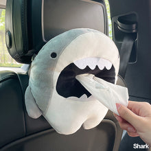 Load image into Gallery viewer, Car Tissue Box Creative Short Plush Tissue Box Car Armrest Box Car Seat Decorations Cartoon Accessories
