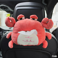 Load image into Gallery viewer, Car Tissue Box Creative Short Plush Tissue Box Car Armrest Box Car Seat Decorations Cartoon Accessories
