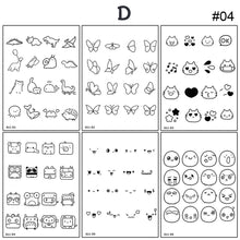 Load image into Gallery viewer, 6pcs/set Small Fresh Tattoo Stickers Cute Style Temporary Tattoo Waterproof Long Lasting Tattoo Stickers
