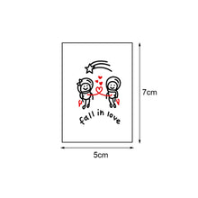 Load image into Gallery viewer, 24pcs/set Cute Line Bear Tattoo Stickers Temporary Body Art Tattoo Waterproof Long Lasting Tattoo Stickers

