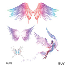 Load image into Gallery viewer, Small Fresh Colorful Tattoo Stickers Butterfly Flower Tattoo Waterproof Long Lasting Tattoo Stickers Temporary Body Art
