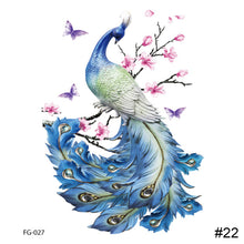 Load image into Gallery viewer, Small Fresh Colorful Tattoo Stickers Butterfly Flower Tattoo Waterproof Long Lasting Tattoo Stickers Temporary Body Art
