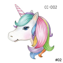 Load image into Gallery viewer, Cartoon Cute Animal Tattoo Stickers Temporary Body Art Tattoo Waterproof Long Lasting Tattoo Stickers
