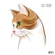 Load image into Gallery viewer, Cartoon Cute Animal Tattoo Stickers Temporary Body Art Tattoo Waterproof Long Lasting Tattoo Stickers
