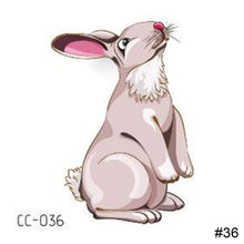 Load image into Gallery viewer, Cartoon Cute Animal Tattoo Stickers Temporary Body Art Tattoo Waterproof Long Lasting Tattoo Stickers
