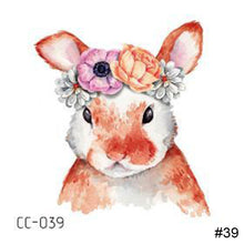 Load image into Gallery viewer, Cartoon Cute Animal Tattoo Stickers Temporary Body Art Tattoo Waterproof Long Lasting Tattoo Stickers
