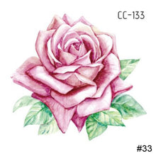 Load image into Gallery viewer, Colorful Small Fresh Flower Tattoo Stickers Temporary Body Art Tattoo Waterproof Long Lasting Tattoo Stickers
