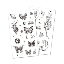 Load image into Gallery viewer, Vintage Personalized Butterfly Flower Tattoo Stickers Waterproof Long Lasting Tattoo Stickers Temporary Body Art Tattoo
