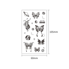 Load image into Gallery viewer, Vintage Personalized Butterfly Flower Tattoo Stickers Waterproof Long Lasting Tattoo Stickers Temporary Body Art Tattoo
