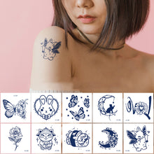 Load image into Gallery viewer, Small Fresh Single Pattern Tattoo Stickers Waterproof Long Lasting Tattoo Stickers Temporary Body Art Tattoo
