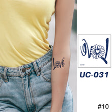 Load image into Gallery viewer, Small Fresh Single Pattern Tattoo Stickers Waterproof Long Lasting Tattoo Stickers Temporary Body Art Tattoo
