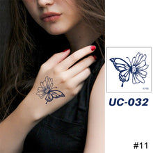 Load image into Gallery viewer, Small Fresh Single Pattern Tattoo Stickers Waterproof Long Lasting Tattoo Stickers Temporary Body Art Tattoo
