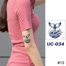 Load image into Gallery viewer, Small Fresh Single Pattern Tattoo Stickers Waterproof Long Lasting Tattoo Stickers Temporary Body Art Tattoo
