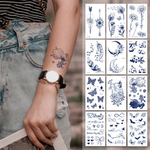Load image into Gallery viewer, Small Fresh Tattoo Stickers Temporary Body Art Tattoo Waterproof Long Lasting Tattoo Stickers for Men Women
