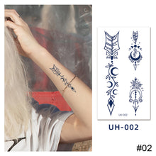 Load image into Gallery viewer, Small Fresh Tattoo Stickers Temporary Body Art Tattoo Waterproof Long Lasting Tattoo Stickers for Men Women
