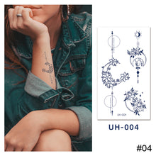 Load image into Gallery viewer, Small Fresh Tattoo Stickers Temporary Body Art Tattoo Waterproof Long Lasting Tattoo Stickers for Men Women
