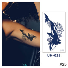 Load image into Gallery viewer, Small Fresh Tattoo Stickers Temporary Body Art Tattoo Waterproof Long Lasting Tattoo Stickers for Men Women
